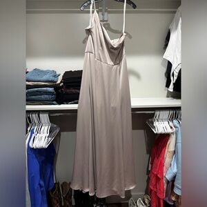 David’s Bridal One Shoulder Dress